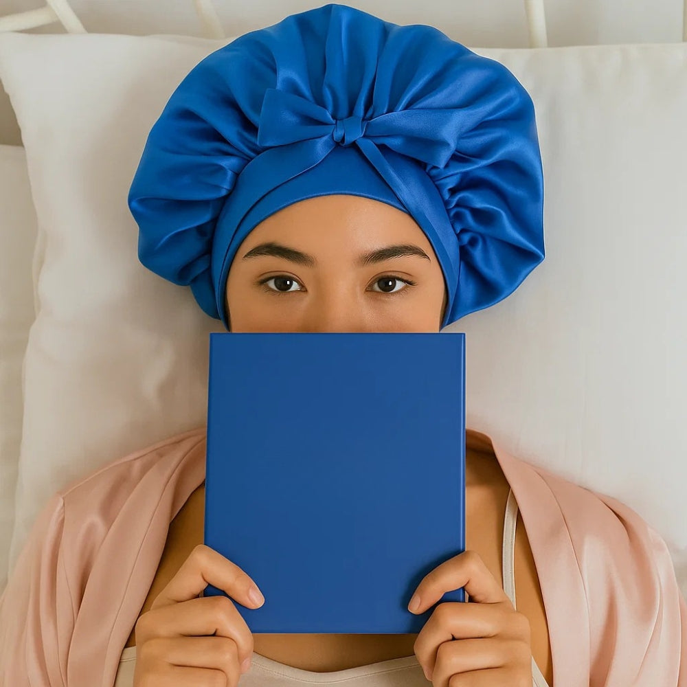 Cuffia per capelli in seta di gelso al 100%